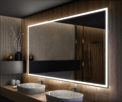 Зеркало для ванной с подсветкой Люмиро 70х50 см